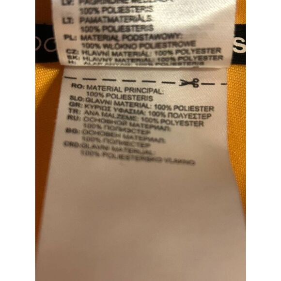 Adidas Crazy Ghost Blue Yellow Long Sleeve 1/4 Zip Pullover Size XL (5300) - Picture 6 of 7